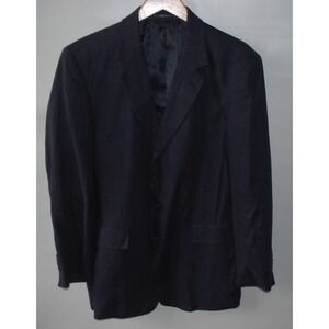 INSERCH Italy Blue Linen Blazer Sport Coat 40R – Missing Button, Used